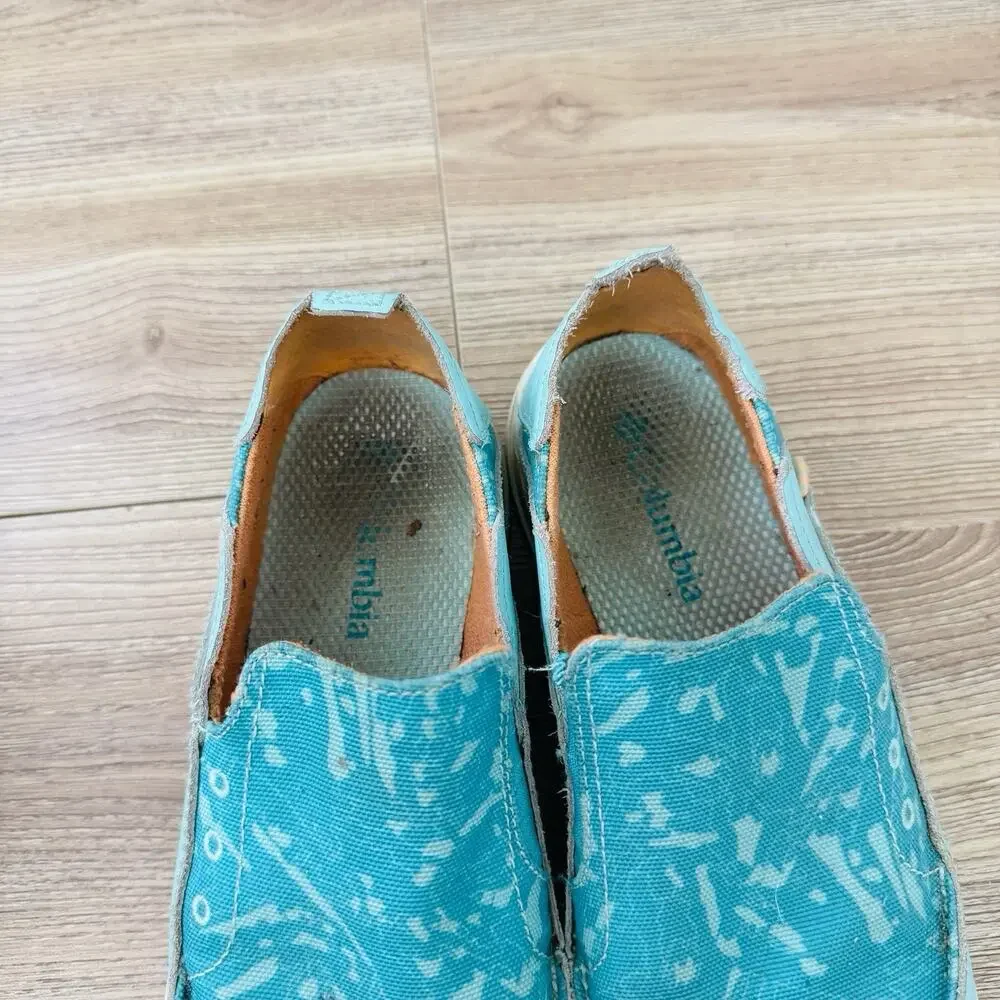 Columbia Teal Bahama Slip On Loafers Women’s Size 6